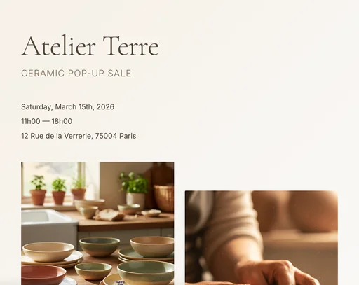 Beautiful Dinner Party Email